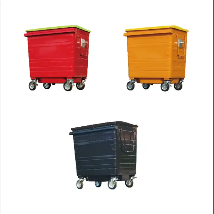 Metal Garbage Bin Outdoor
