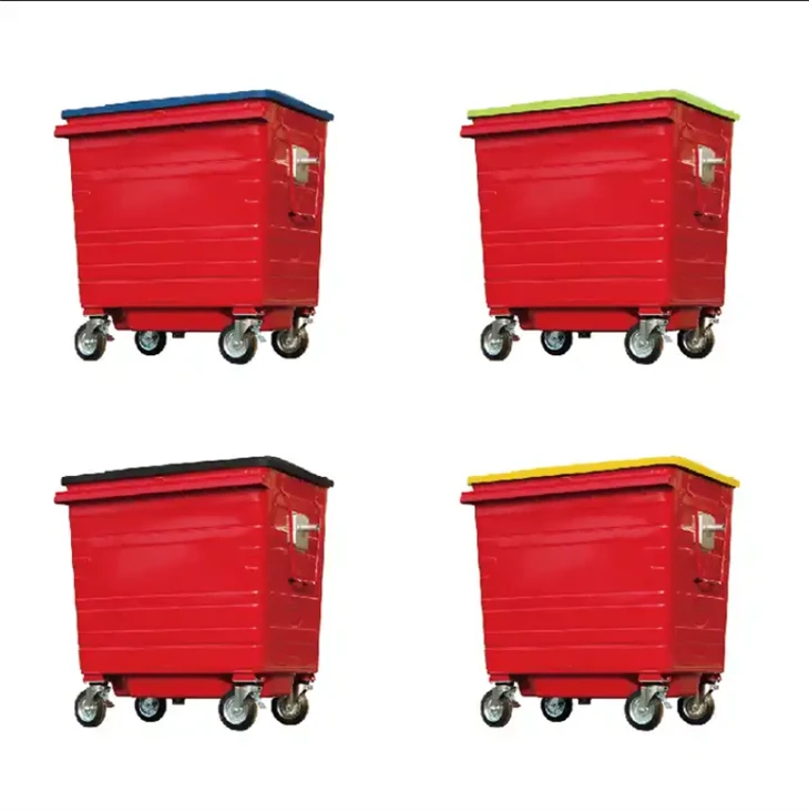 Retro Metal Garbage Cans
