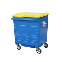 Galvaniserad soptunna